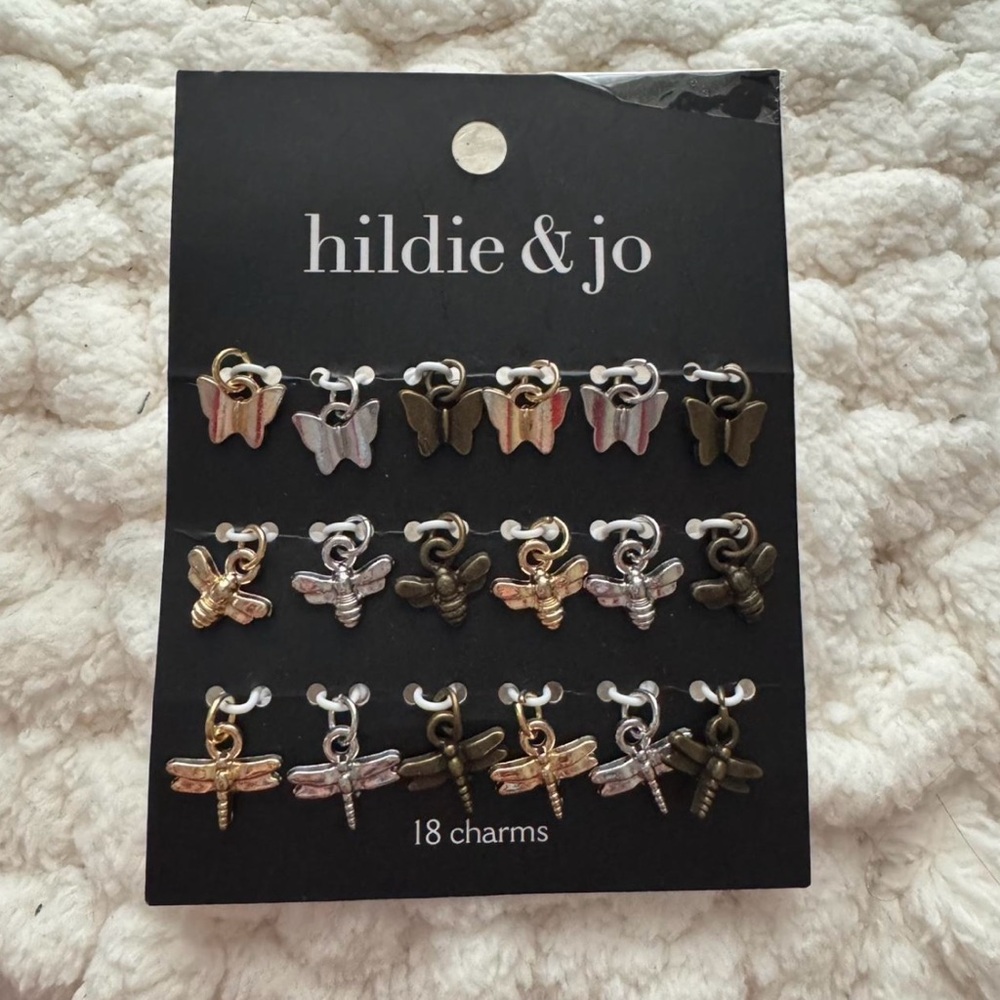 Butterfly and Dragonfly Charms - Multicolor